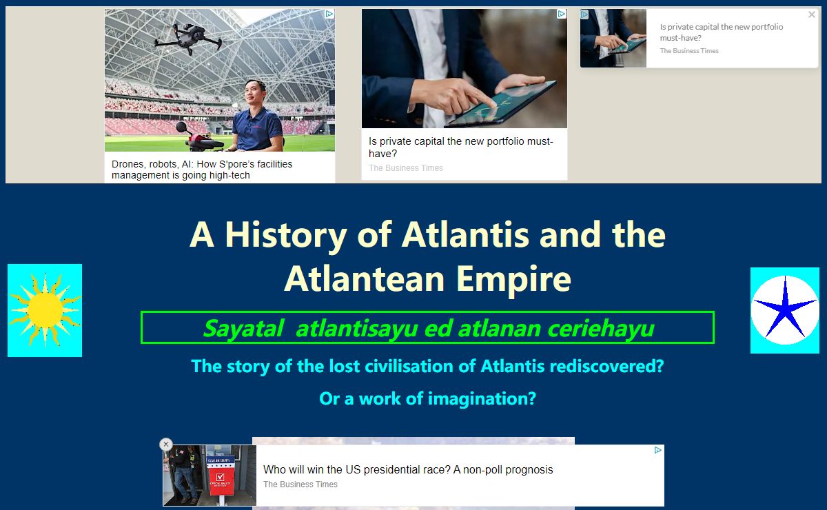 A history of Atlantis and the Atlantean Empire