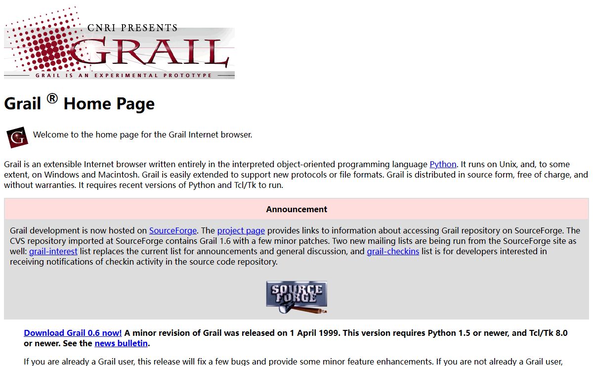 Grail Home Page