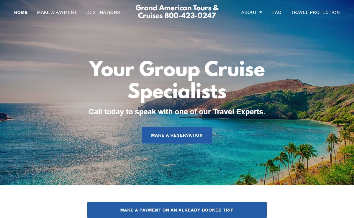 Grand American Tours - Cruises, Travel Agency, Cruises, Group Travel