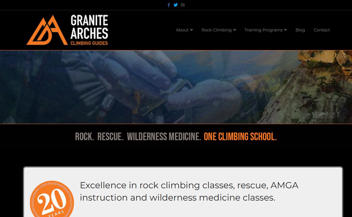 Rock Climbing, Ice Climbing, and Wilderness Medicine with Granite Arches