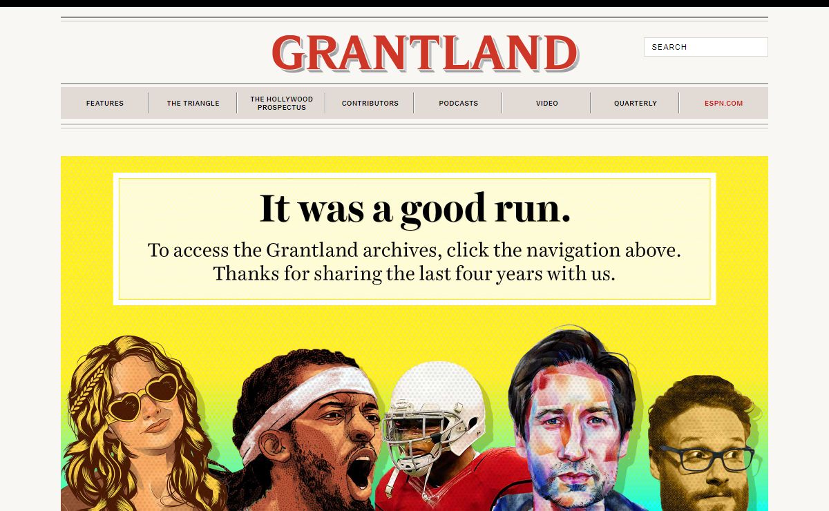 » Sports and Pop Culture from our rotating cast of writers – Grantland