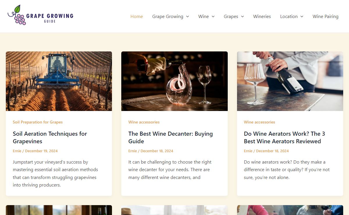 GrapeGrowingGuide.com - Grape growing blog