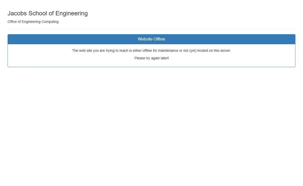 Website Offline