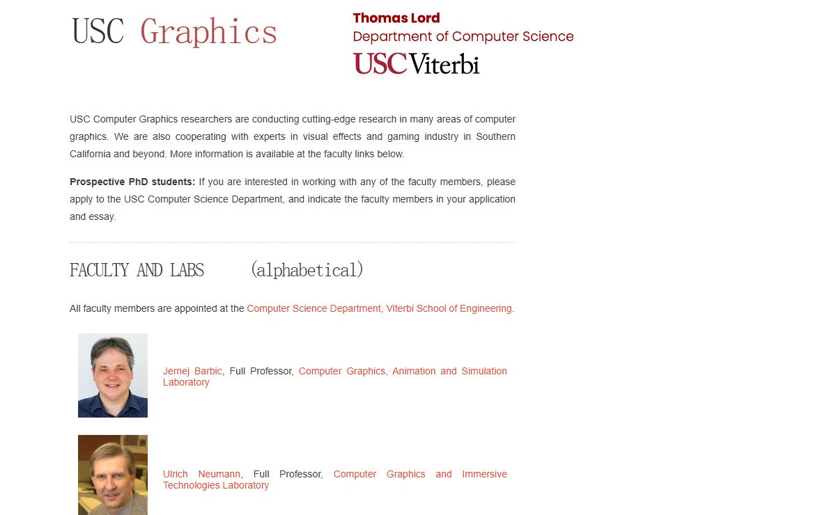 USC Graphics