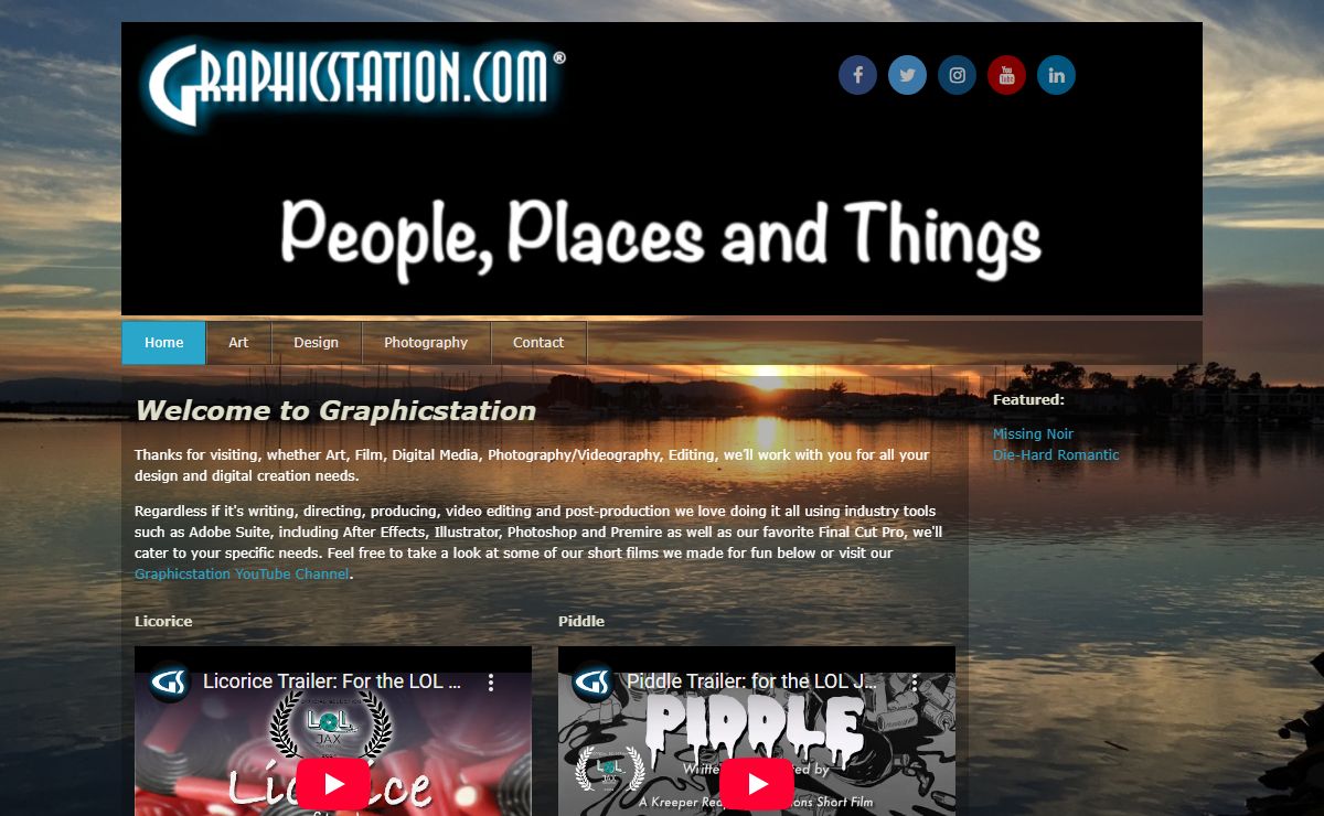 Graphicstation.com: Digitl Design, Film, Website Design and Photography