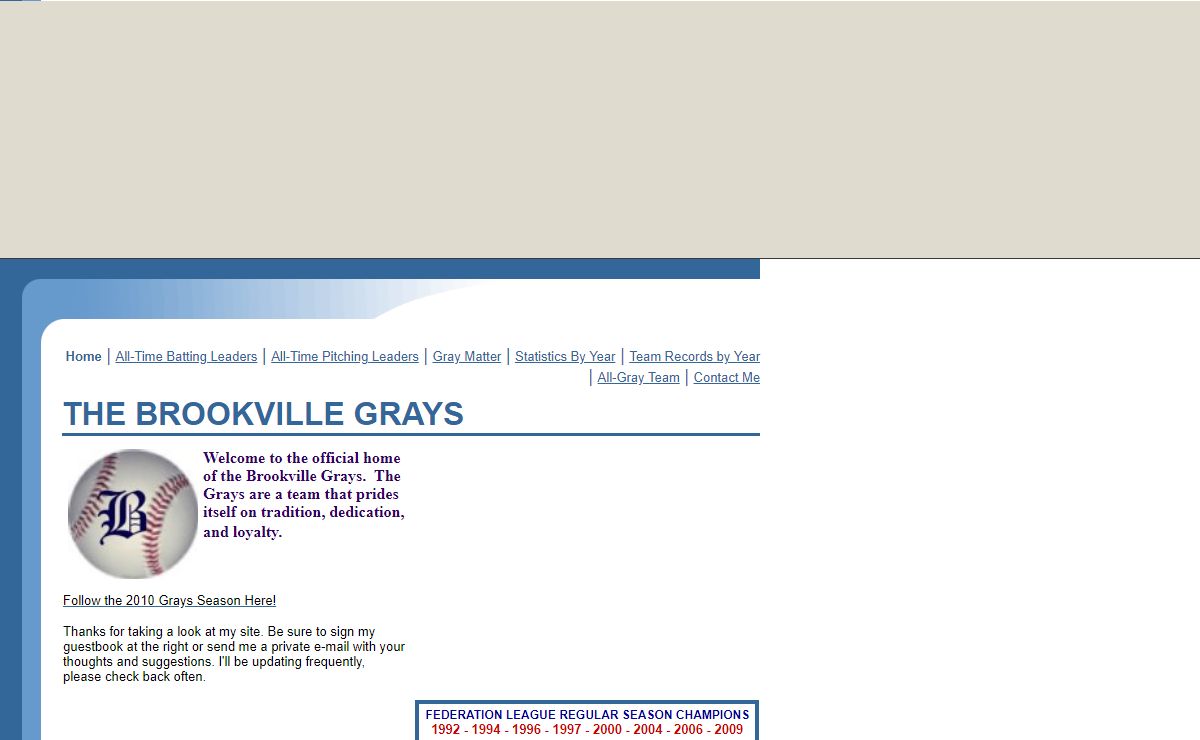 THE BROOKVILLE GRAYS