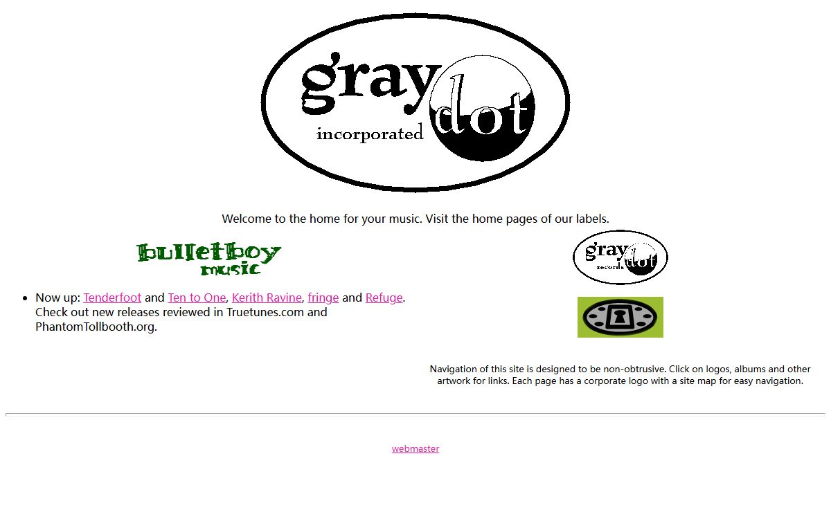 Welcome to Gray Dot Records