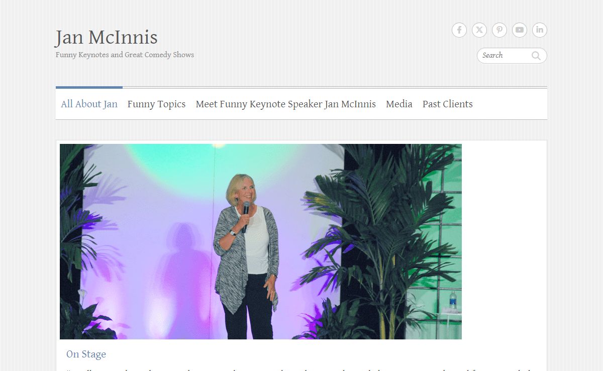 Jan McInnis – Funny Keynotes and Great Comedy Shows