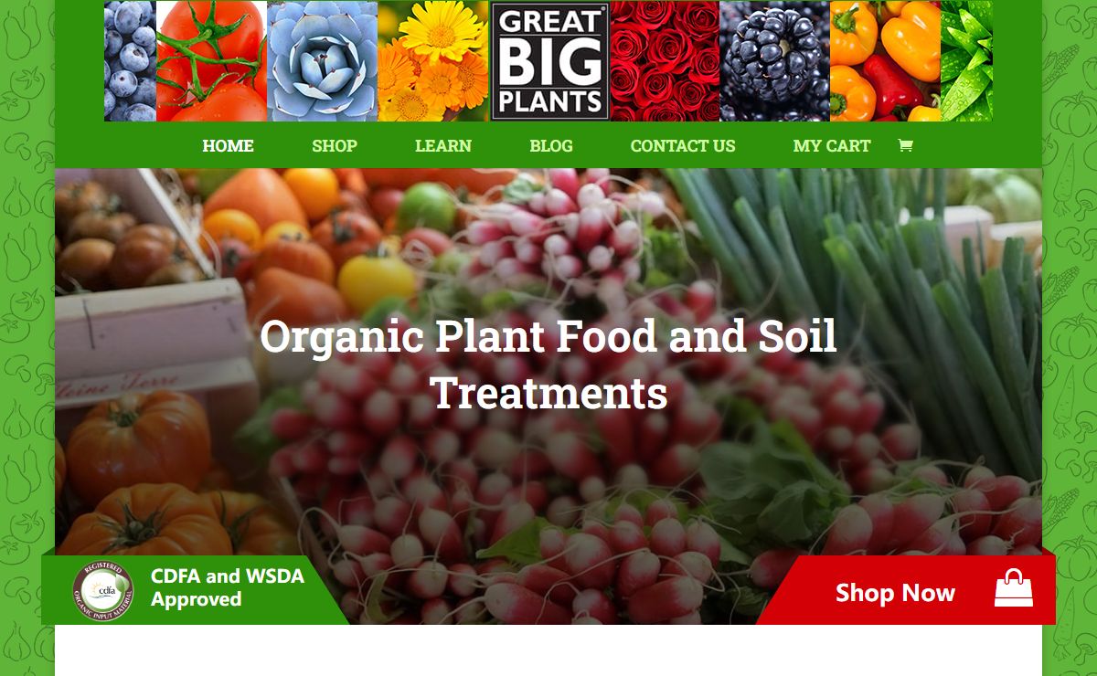 Organic Fertilizer and Compost Extract | Great Big Plants LLC