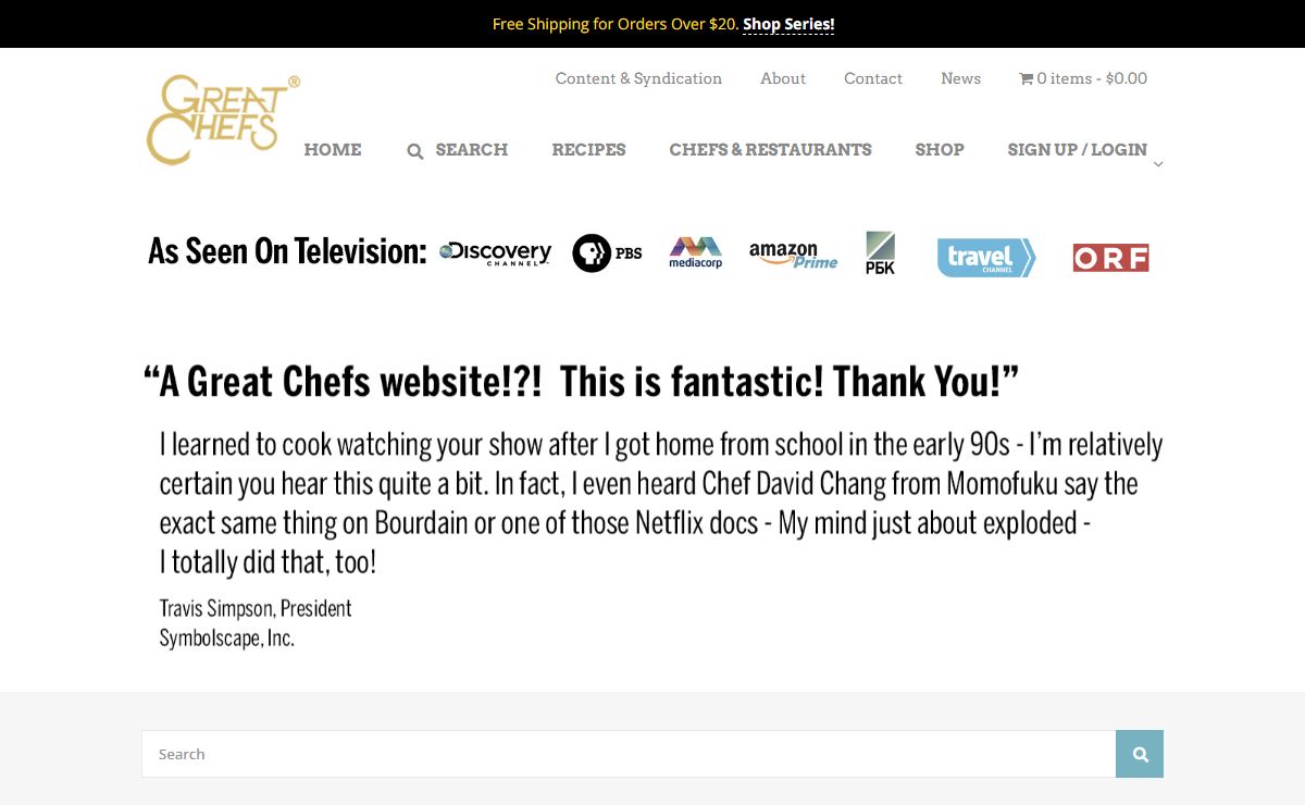 Home - Great Chefs