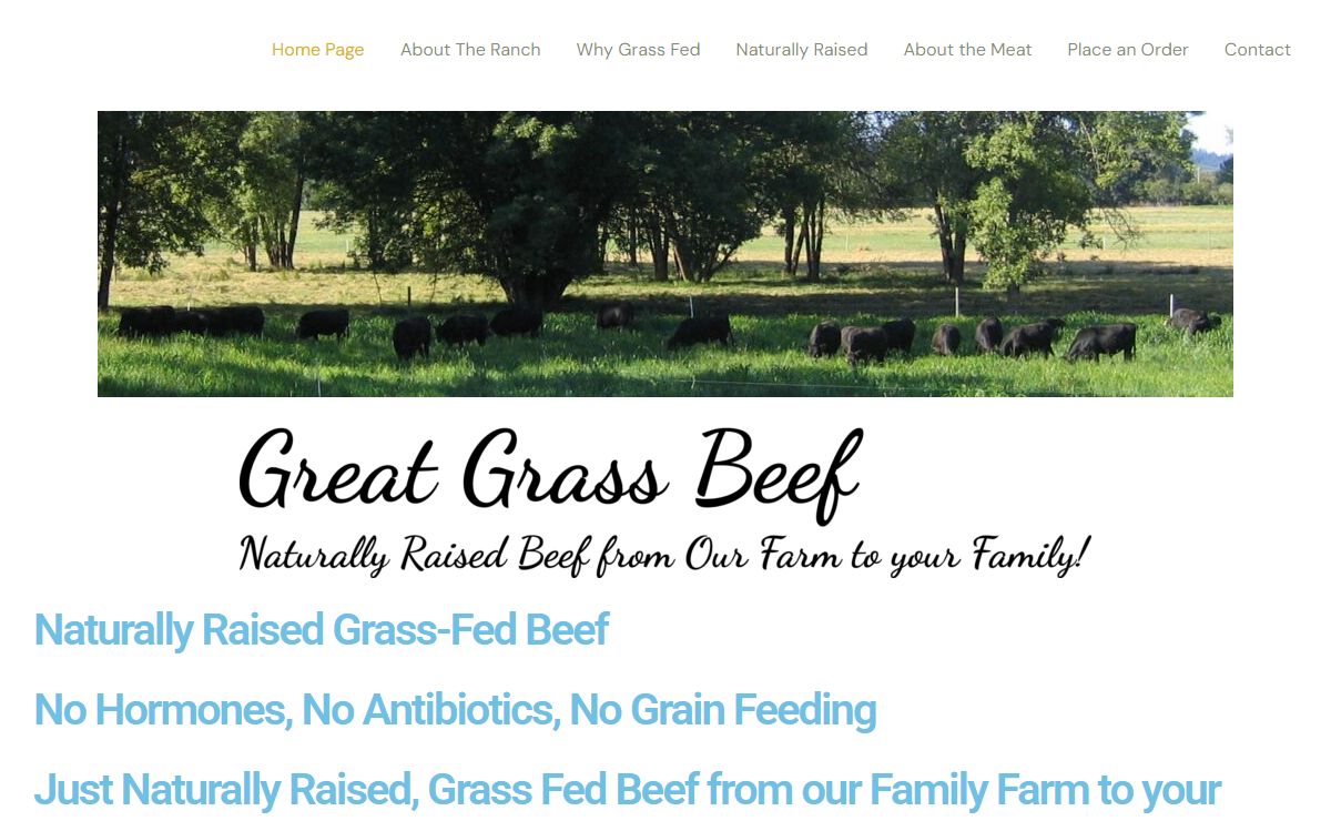 greatgrassbeef.com – Great Tasting Grass Fed Beef