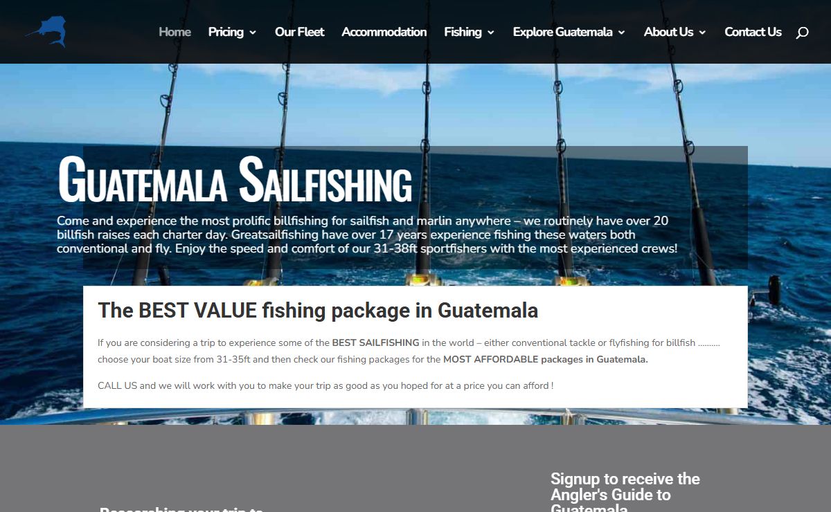 The Great Sailfishing Company | World's Best Sailfishing conventional or flyfishing