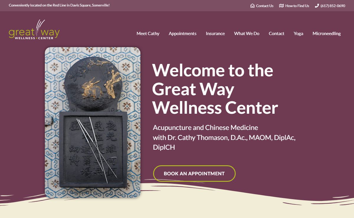 Great Way Wellness Center – Acupuncture and yoga with Dr. Cathy Thomason, D.Ac., MAOM, DiplAc, DiplCH
