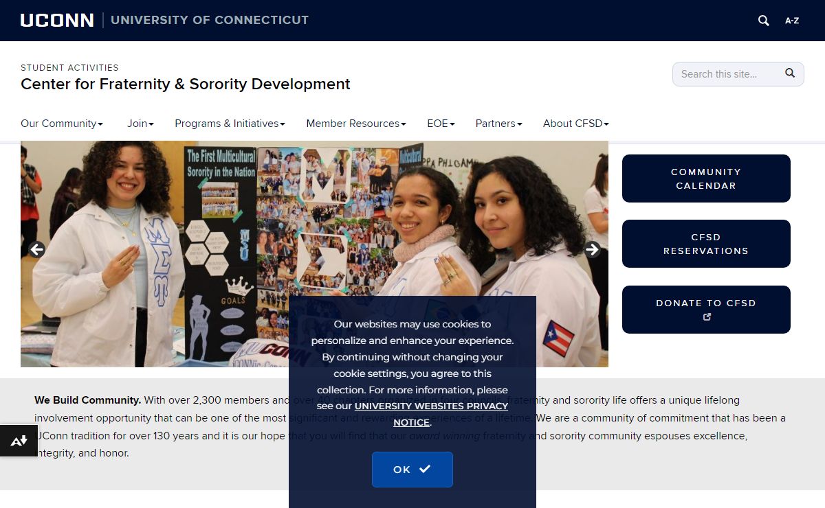 Home | Center for Fraternity & Sorority Development