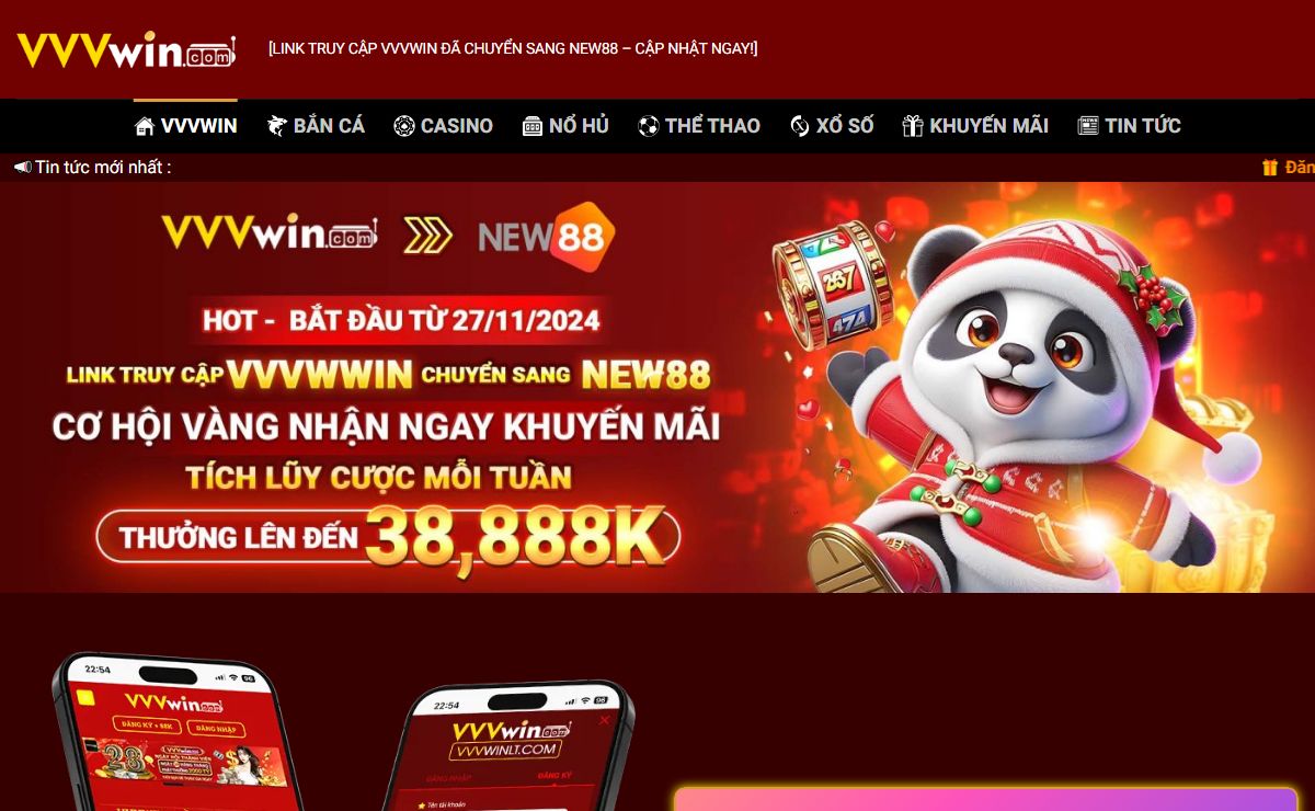 ⭐️ VVVWIN - Game Hay, Kèo Đỉnh, Rinh Thưởng Mỗi Giây +58K