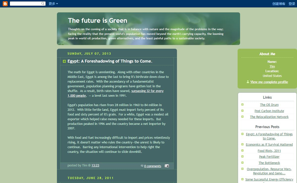 The future is Green