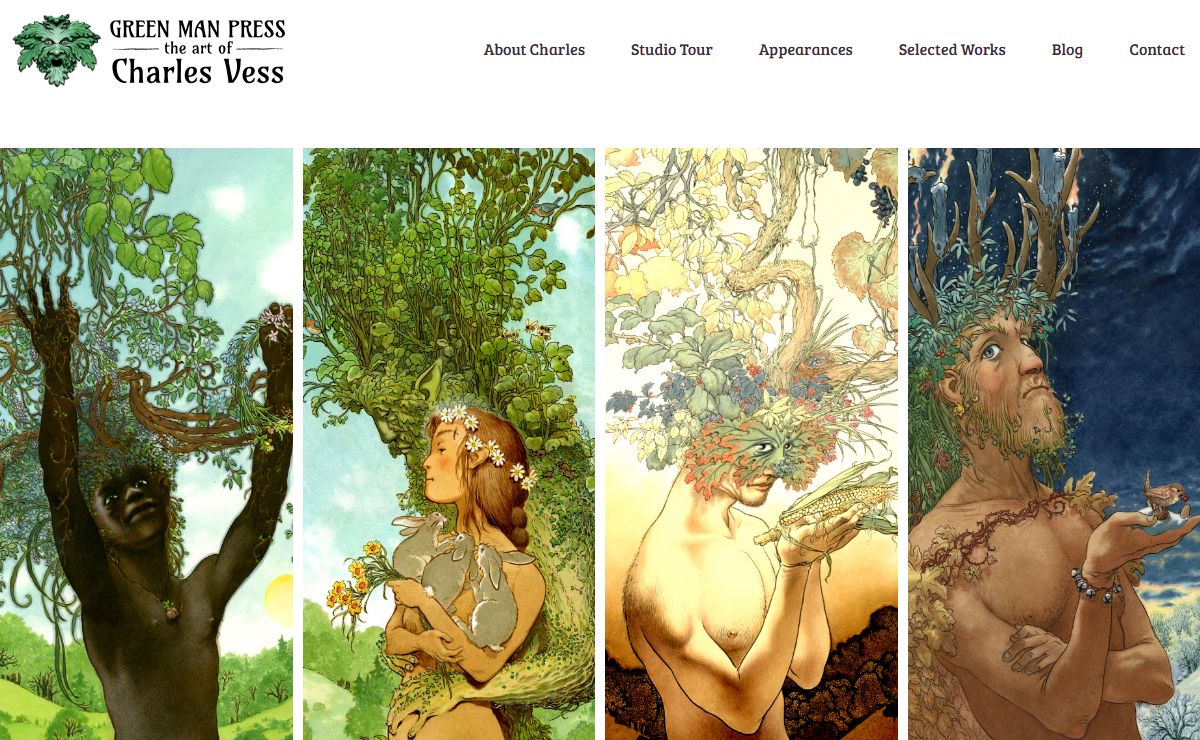 The Art of Charles Vess • Green Man Press