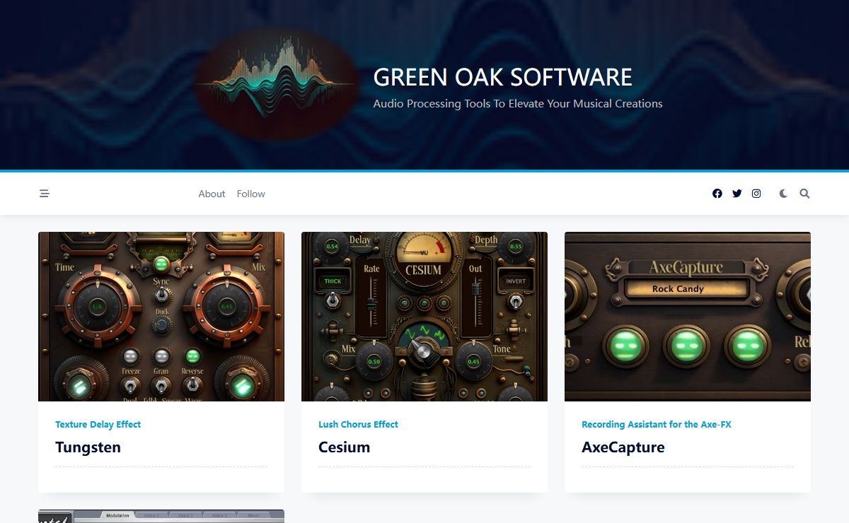 Green Oak Software – Audio Processing Tools To Elevate Your Musical Creations
