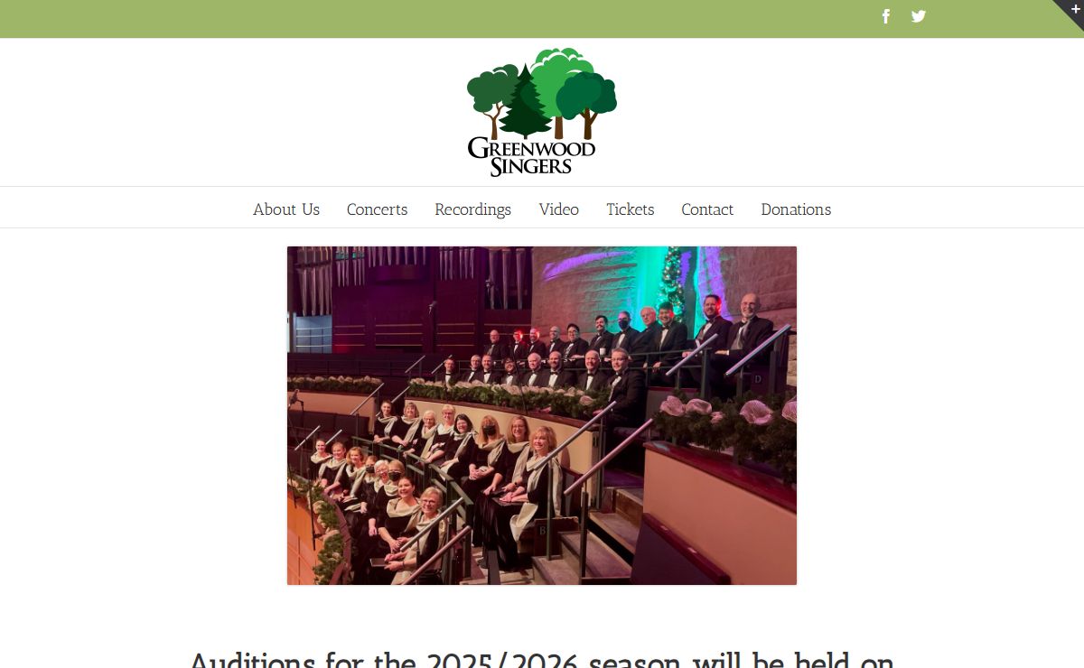 Greenwood Singers – From Renaissance to Broadway