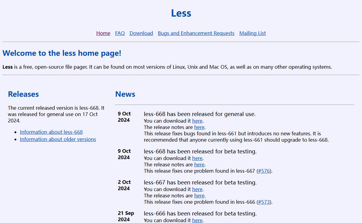 Less
