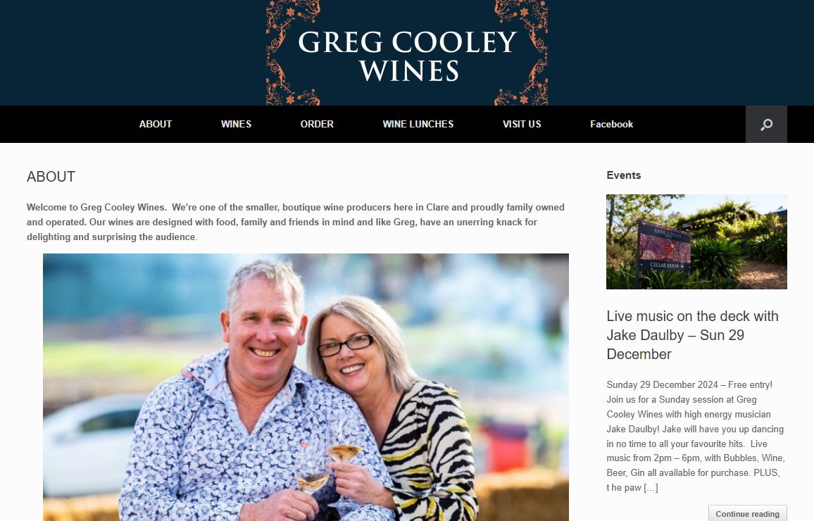 ABOUT - Greg Cooley Wines