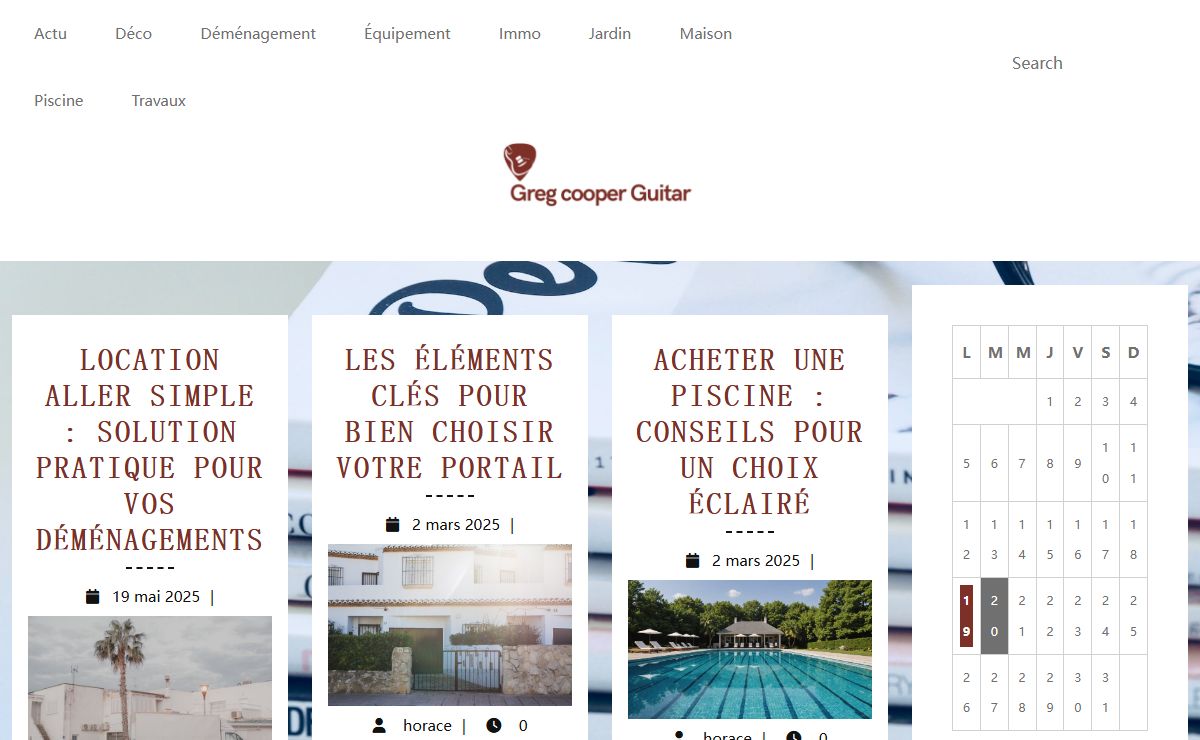 Gregcooper Guitar - N’ajoute que Savoir.