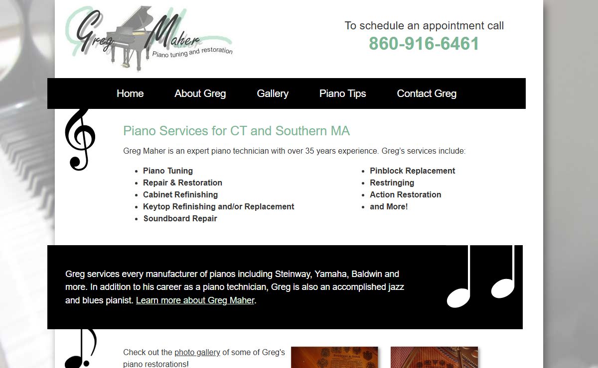 Piano Tuning & Restoration | Greg Maher