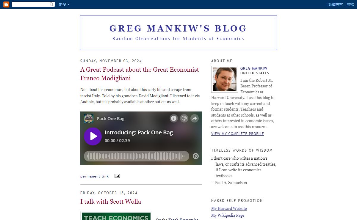 Greg Mankiw's Blog
