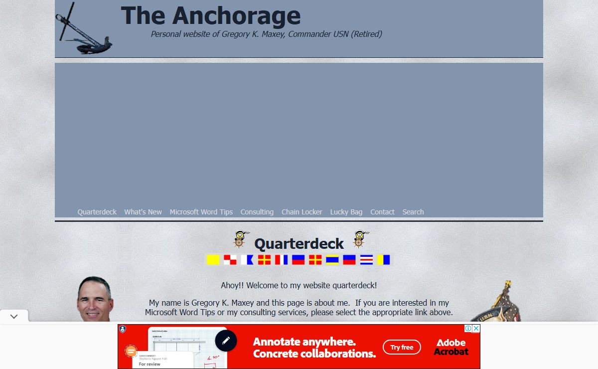 The Anchorage – Welcome to the Anchorage and the Quarterdeck