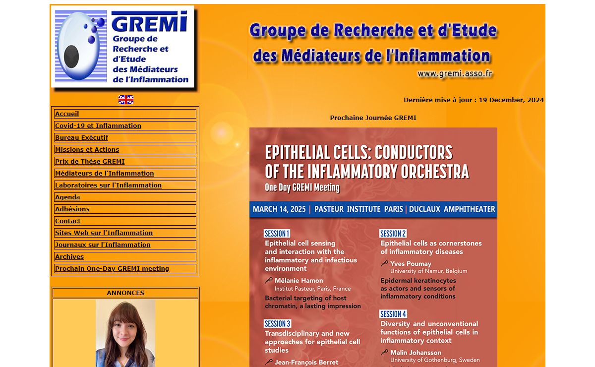 GREMI: Recherche sur les médiateurs de l'inflammation