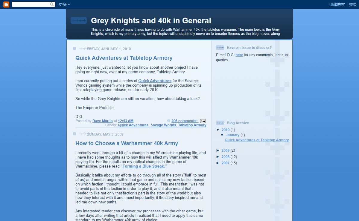 Grey Knights and 40k in General