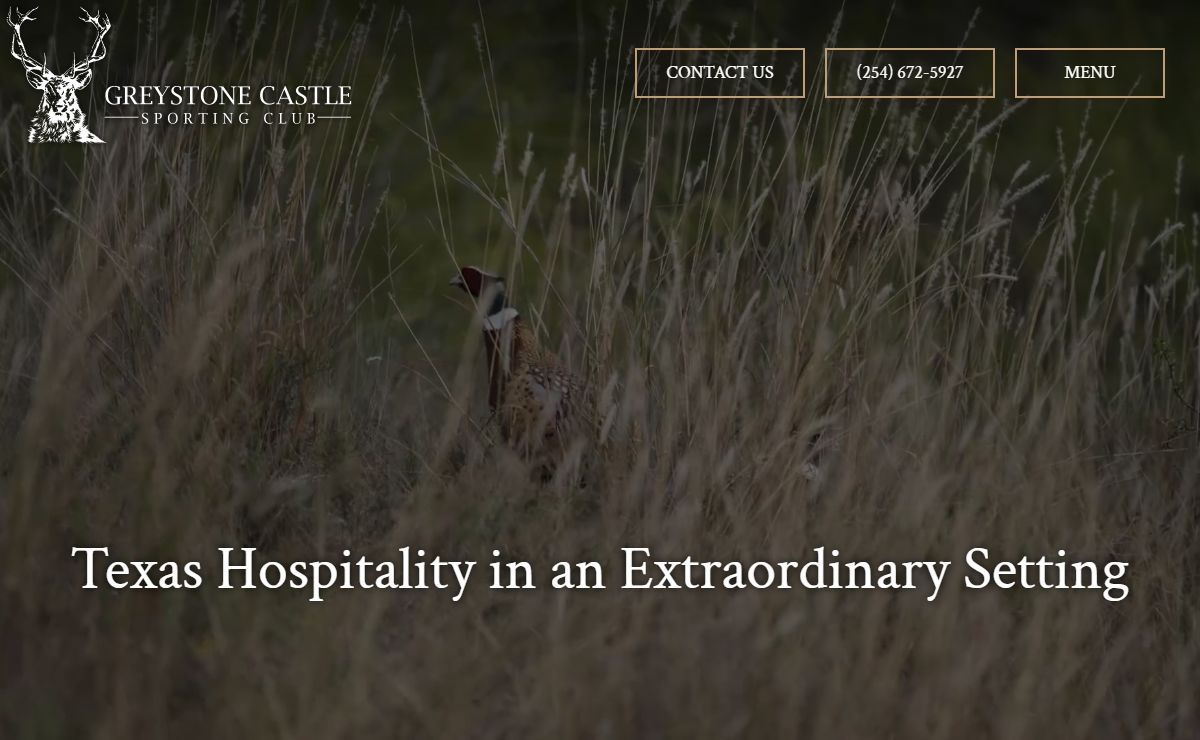 Luxury Hunting Ranch in Texas | Greystone Castle Sporting Club