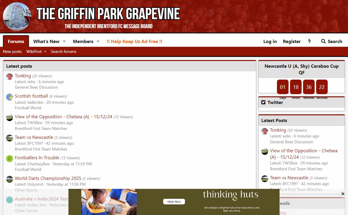 The Griffin Park Grapevine