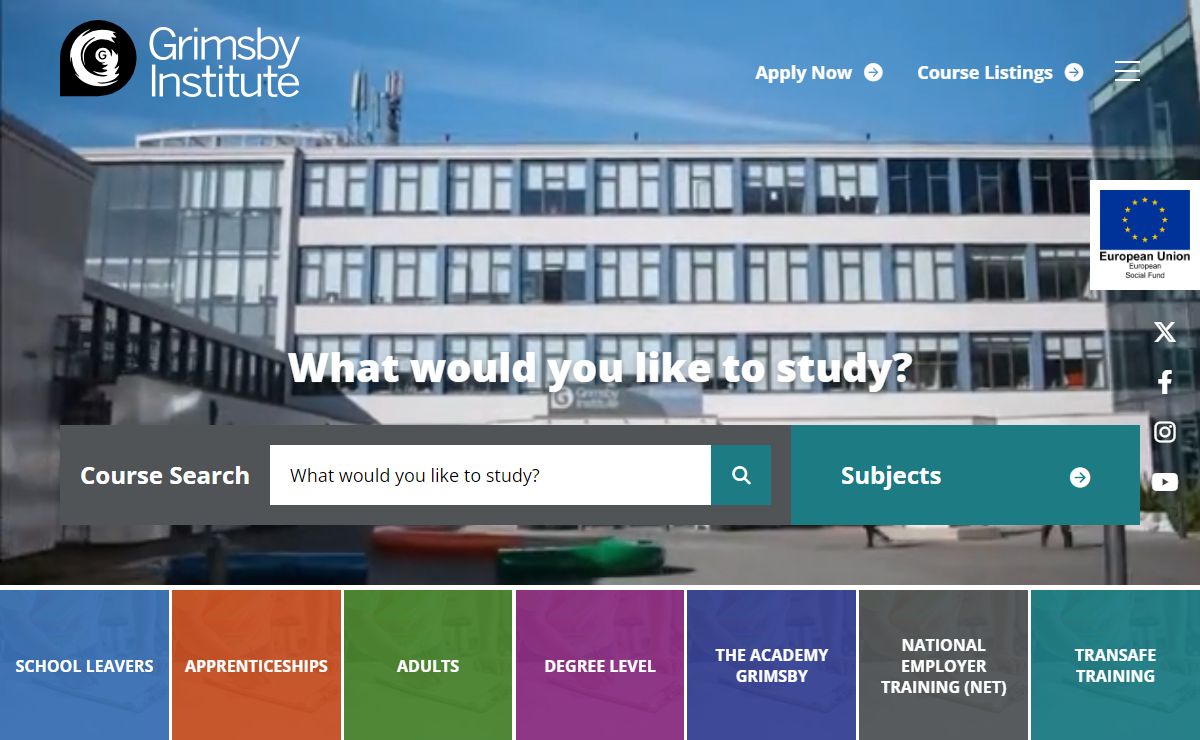 Grimsby Institute | Further & Higher Education