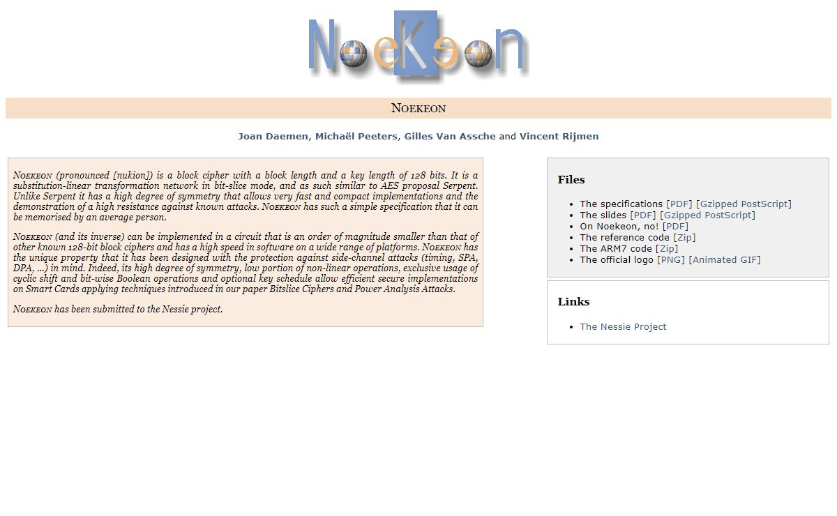 Noekeon