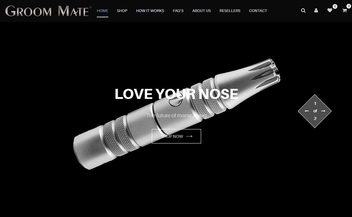 Home of the Groom Mate Platinum XL Nose Hair Trimmer
