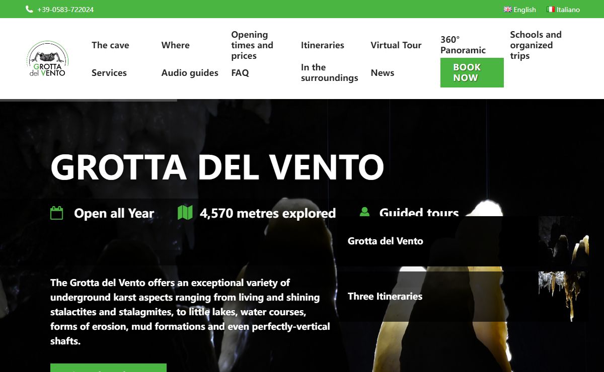 Home - Grotta del Vento