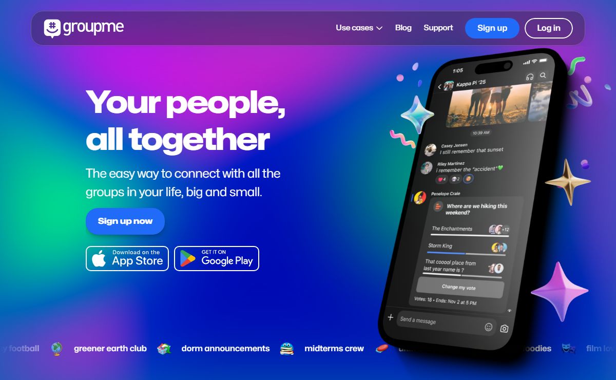 GroupMe | Group chat app