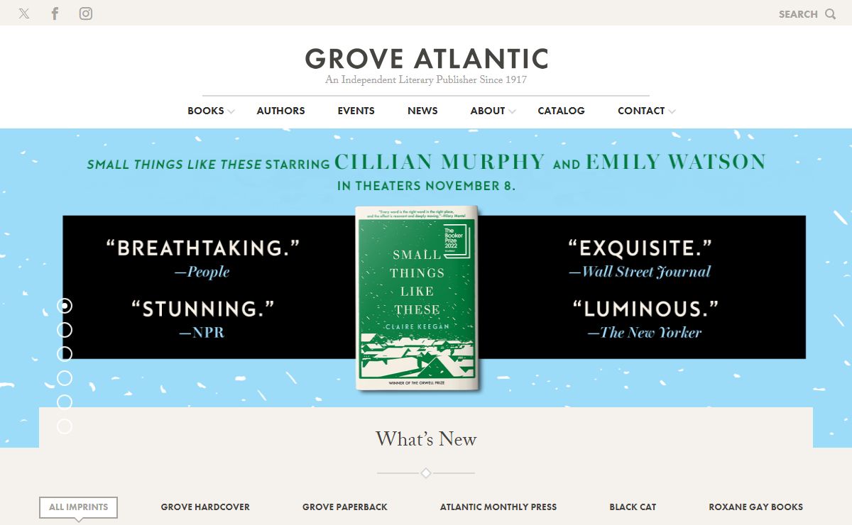 Grove Atlantic | An Independent Literary Publisher Since 1917