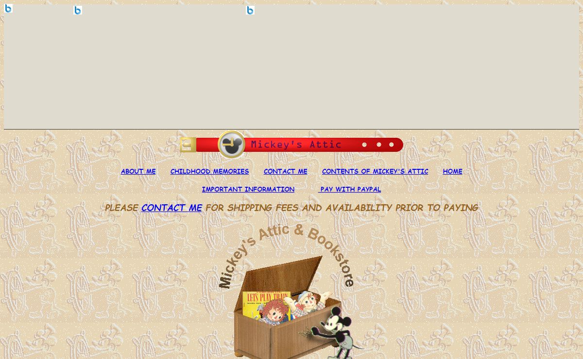Mickey's Attic
