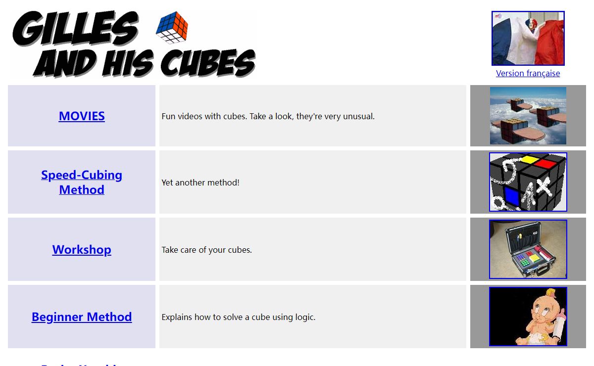 Gilles and his cubes