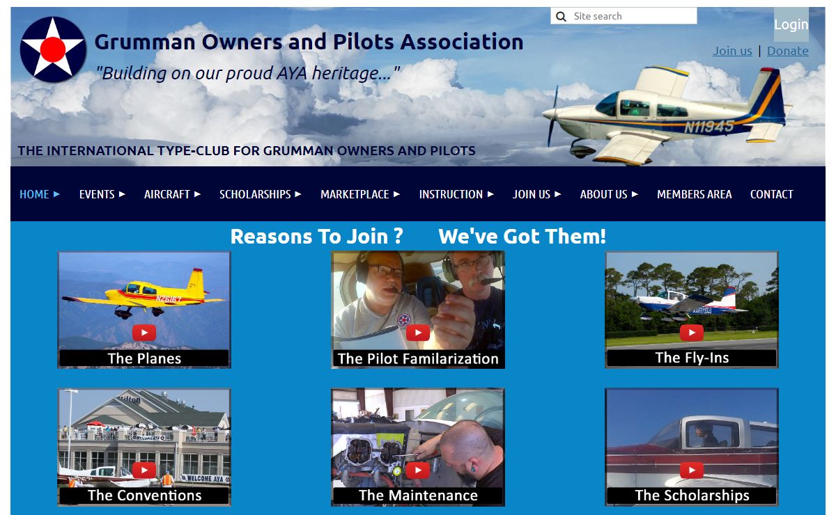 Grumman Owners and Pilots Association - Home
