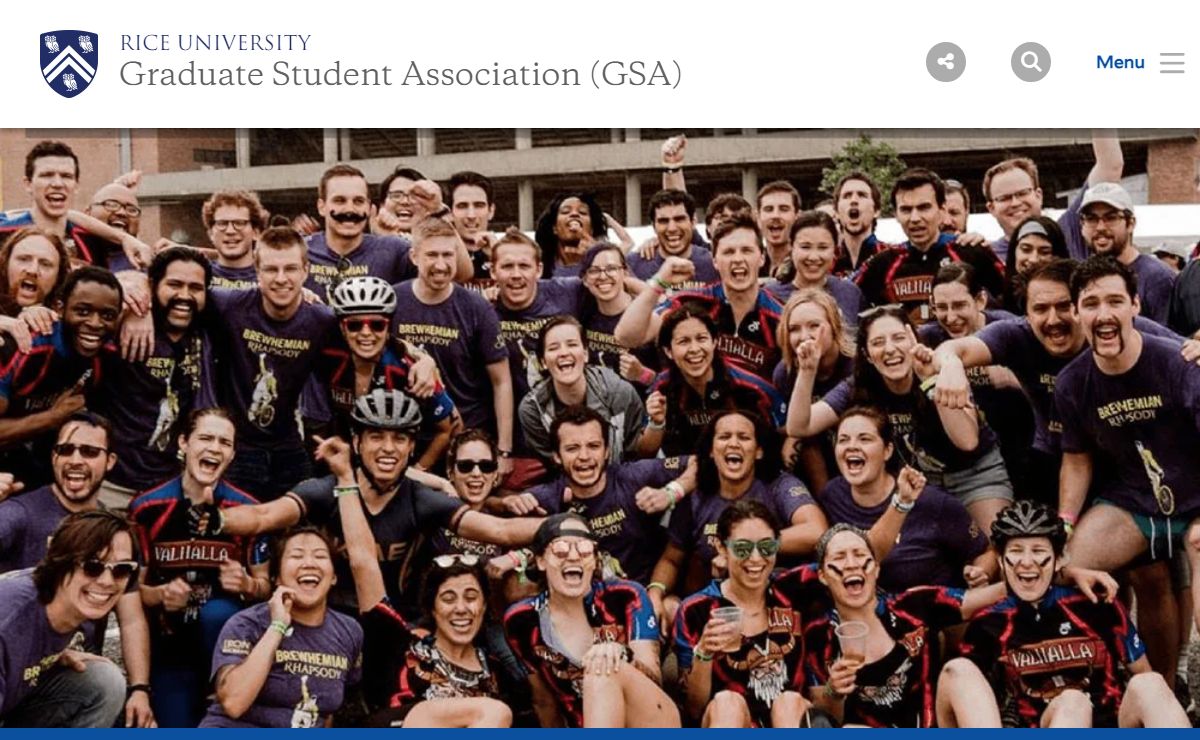 Graduate Student Association (GSA) | Rice University