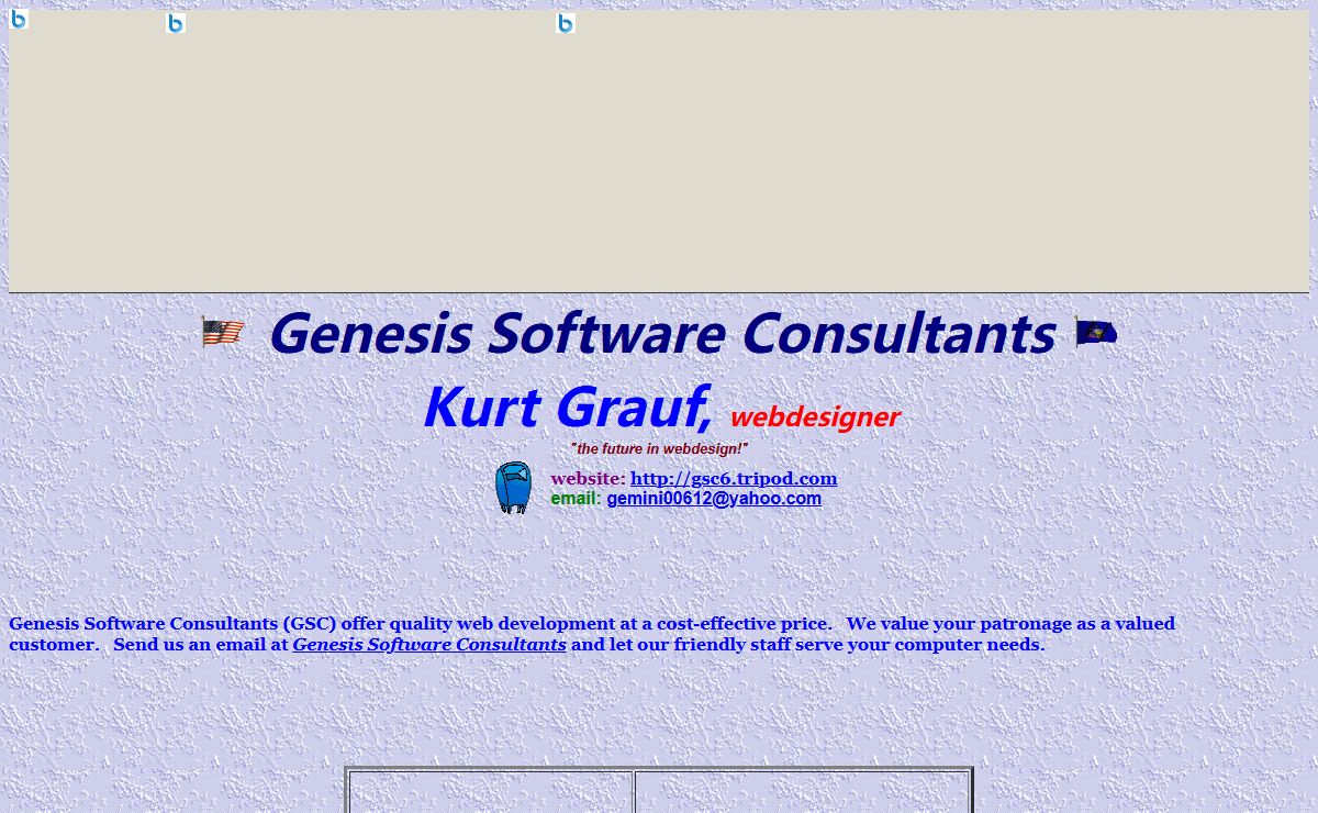 Genesis Software Consultants Home Page