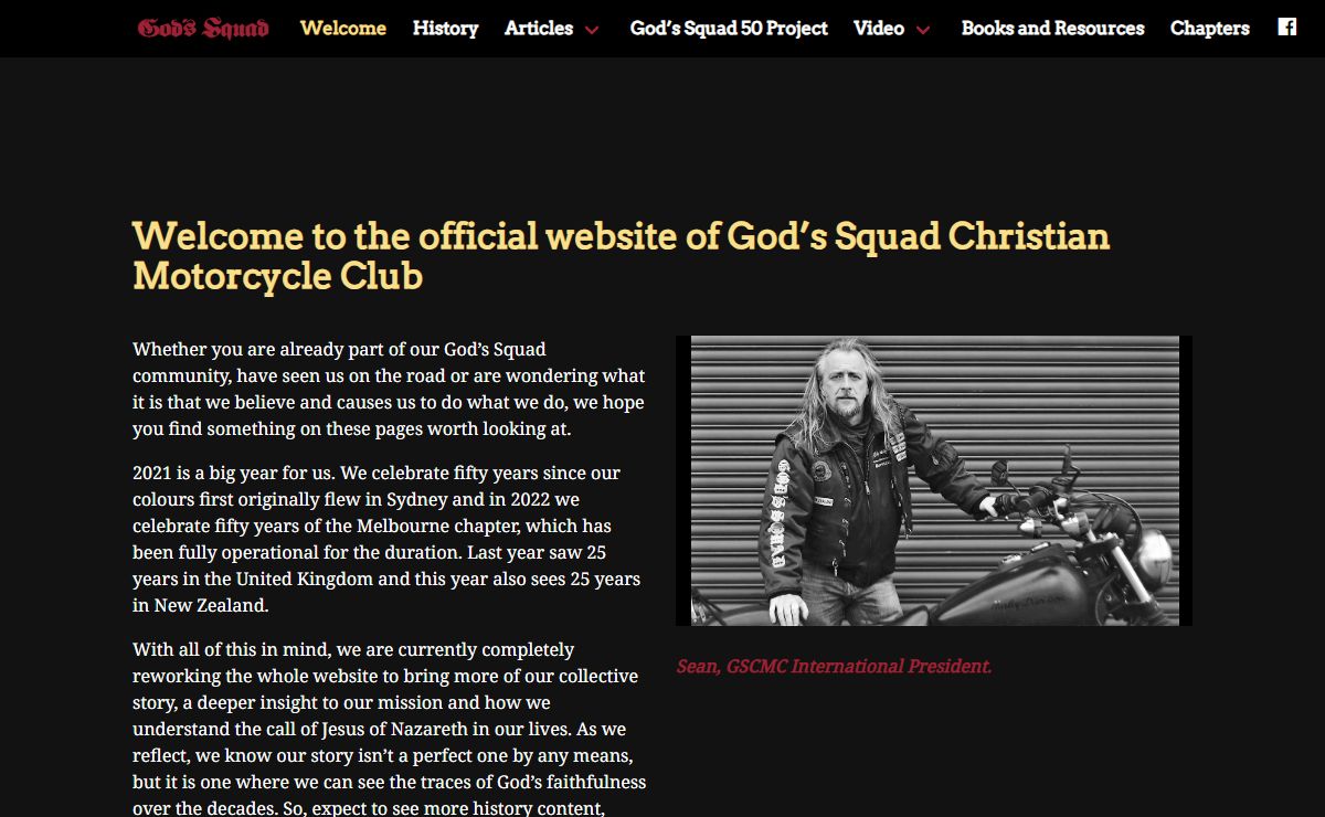 God's Squad CMC - Flying colours and serving for over 50 years