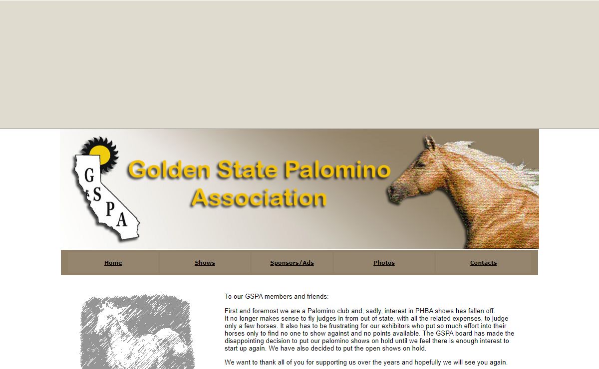 Golden State Palomino Association