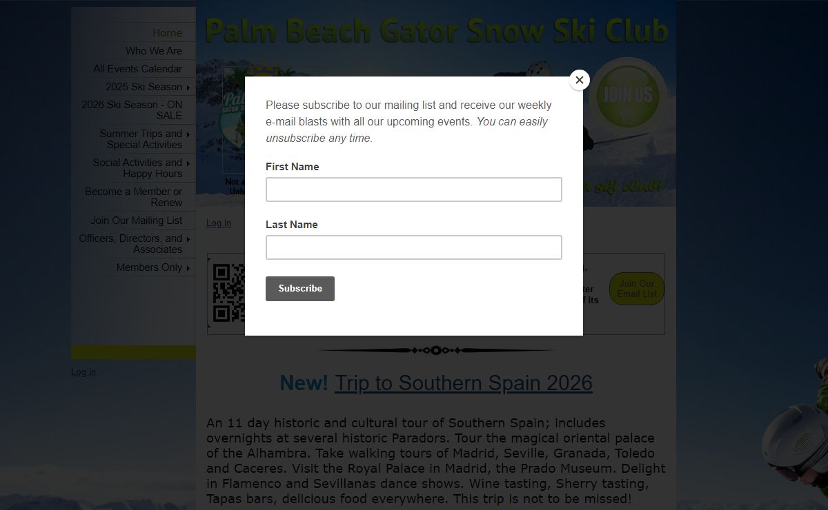 Palm Beach Gator Snow Ski Club- Home Page