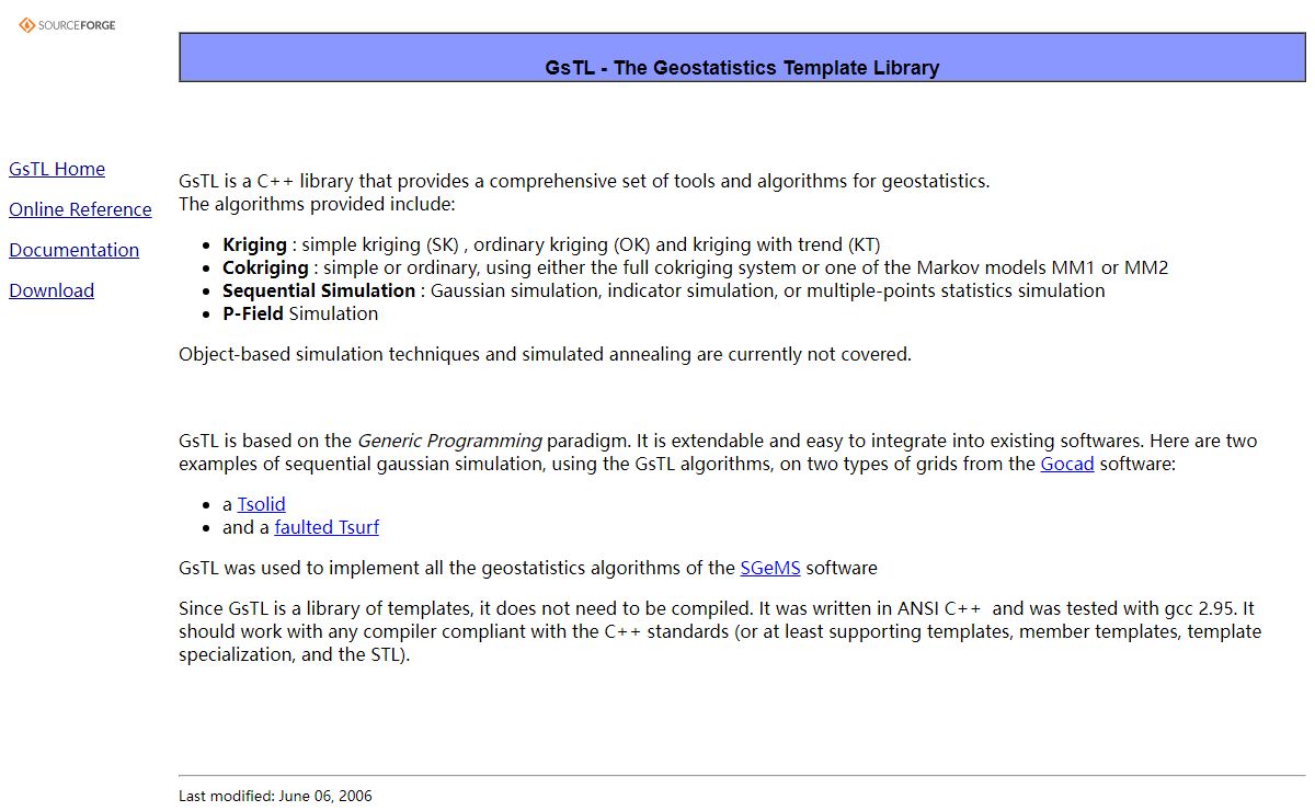 GsTL: the Geostatistics Template Library