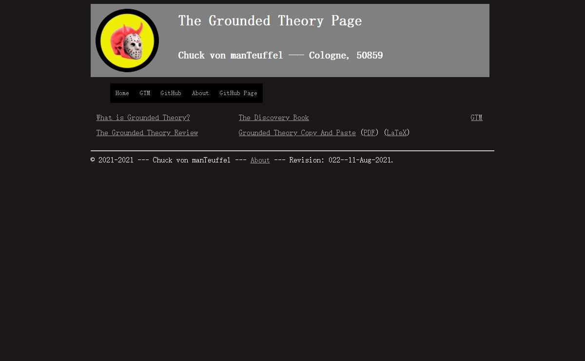 The Grounded Theory Page