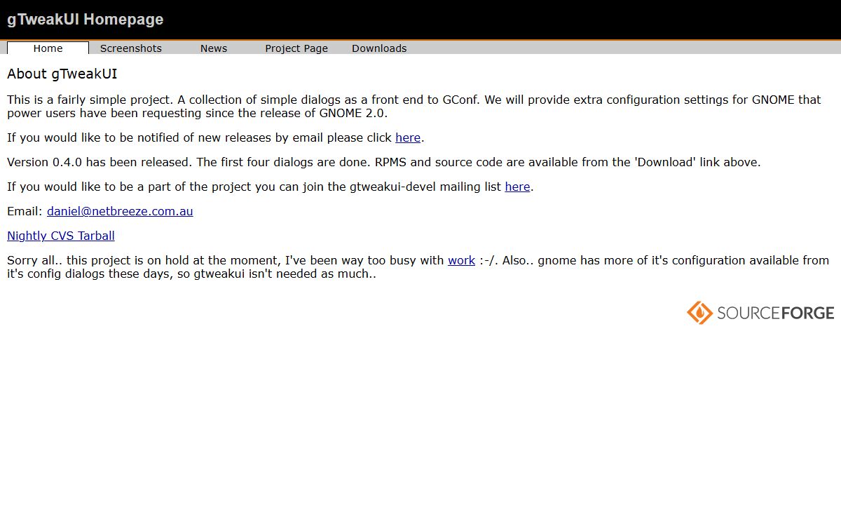 gTweakUI Homepage